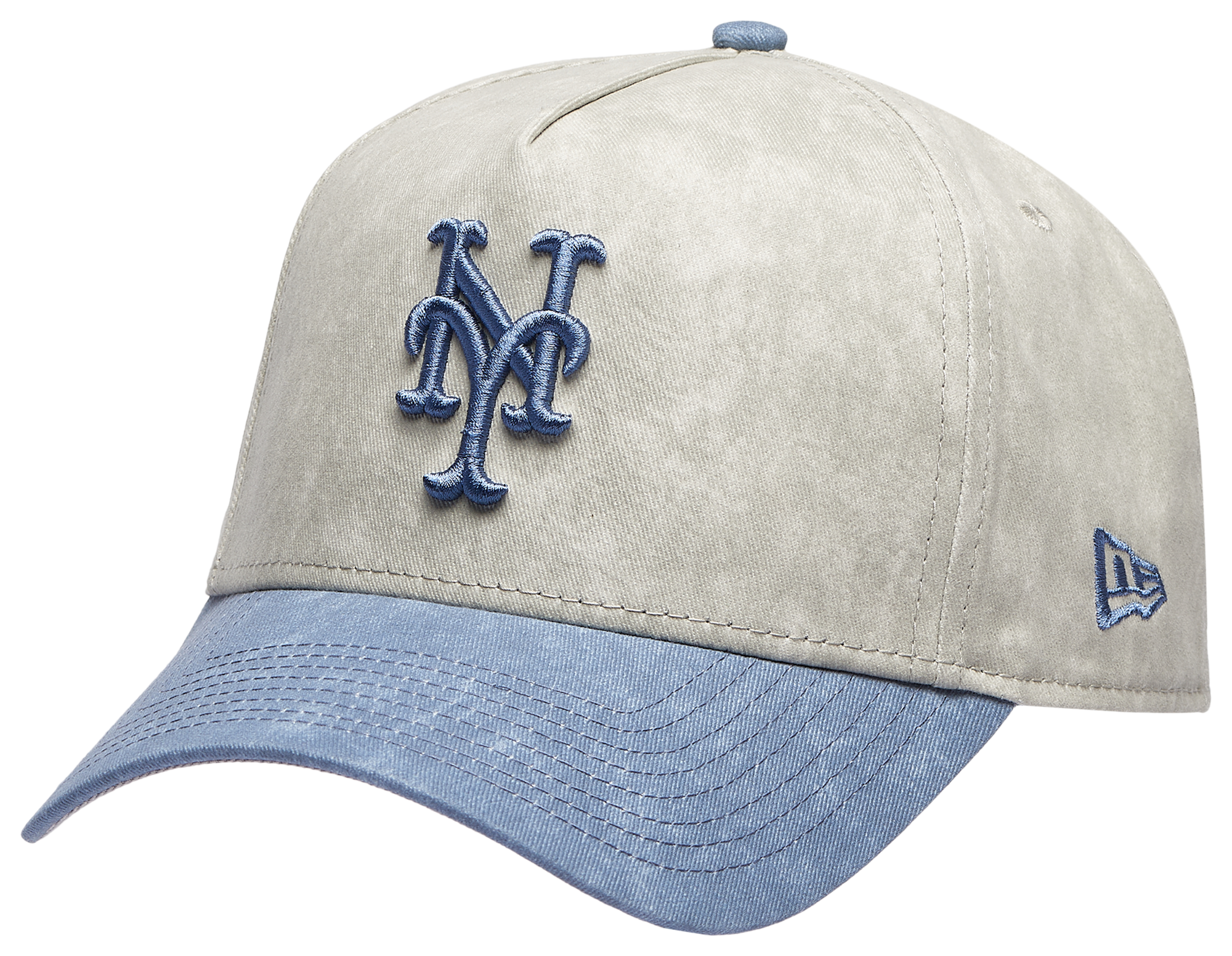 New Era Mets 9FORTY A-Frame Washed Cap - Adult