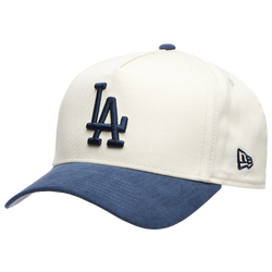 Adult - New Era Dodgers 9FORTY A-Frame Suede Cap - Navy/White