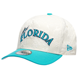 Adult - New Era Marlins 940AF Botanical Cap - White/Teal