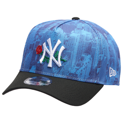 New Era Womens New York Yankees Yankees 940AF City AOP Cap - Adult - Blue / Black