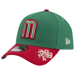 Adult - New Era Mexico 9FORTY A-Frame Script Wordmark Cap - Green/Red