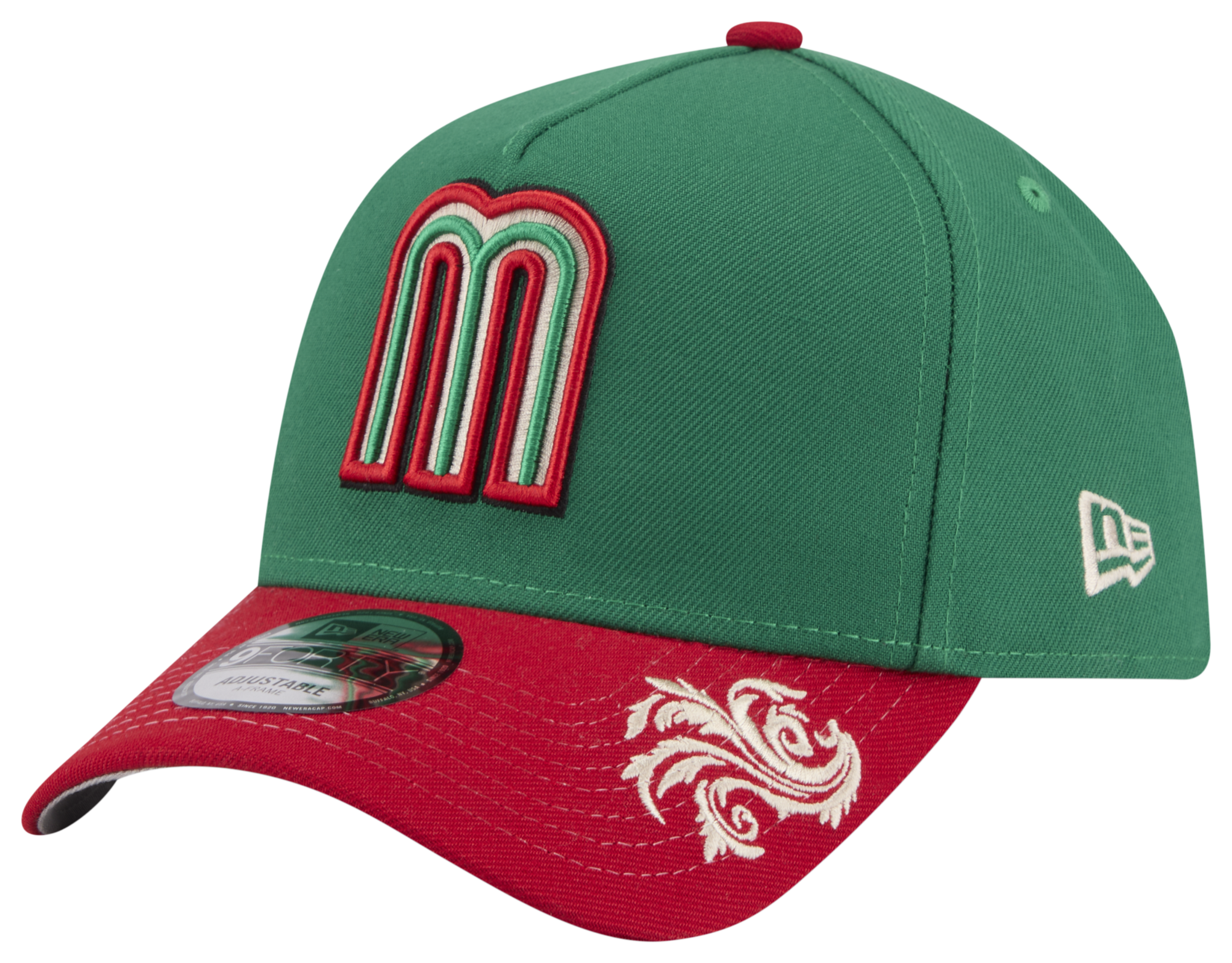 New Era Mexico 9FORTY A-Frame Script Wordmark Cap - Adult