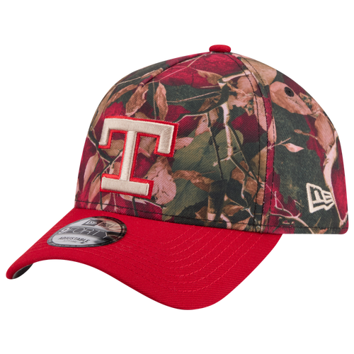 New Era Womens Texas Rangers Rangers 9FORTY A-Frame Leaves Cap - Adult - Multi / Blue