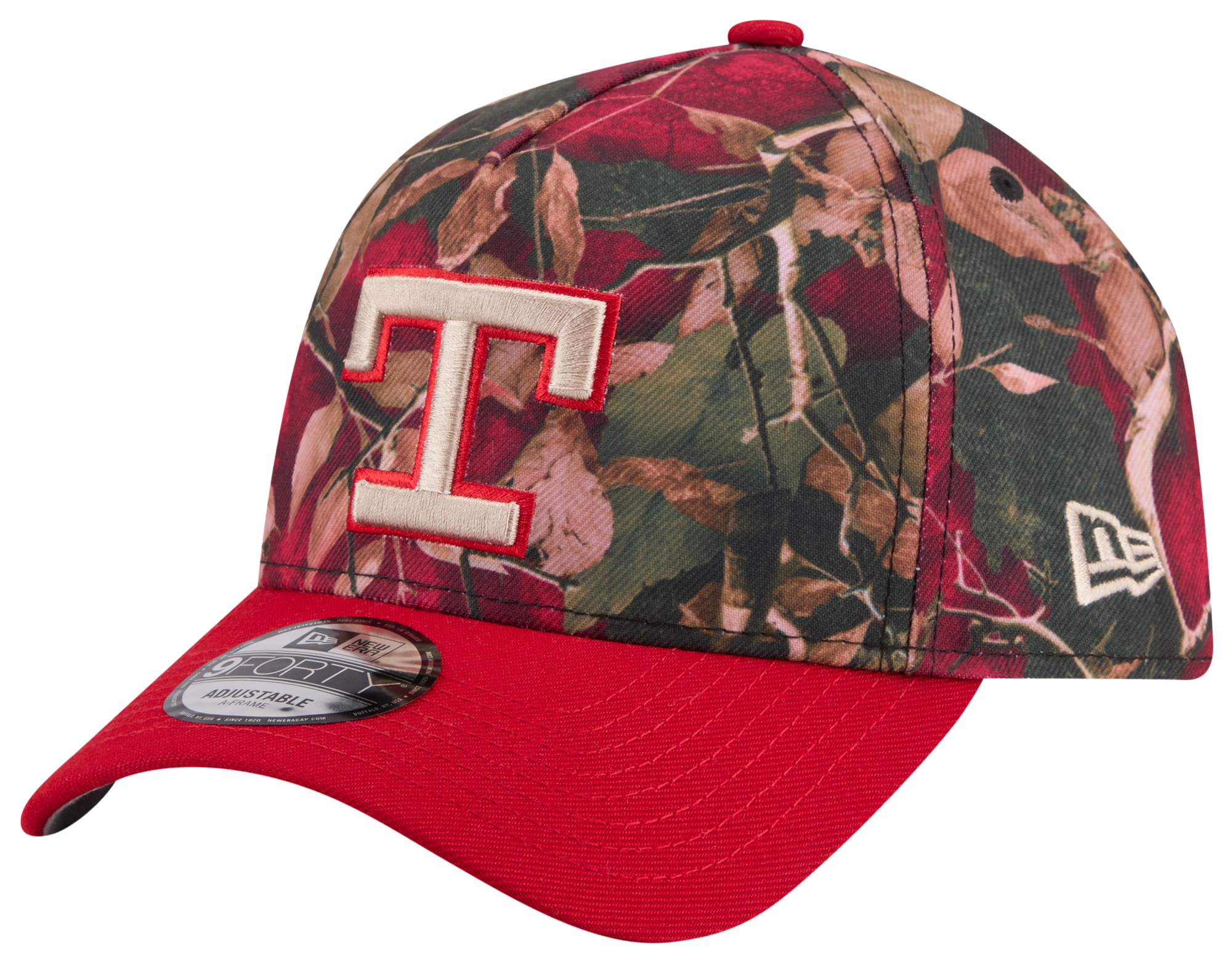 New Era Rangers 9FORTY A-Frame Leaves Cap - Adult
