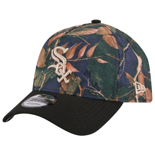 New Era Womens Chicago White Sox White Sox 9FORTY A-Frame Leaves Cap - Adult - Multi / Blue