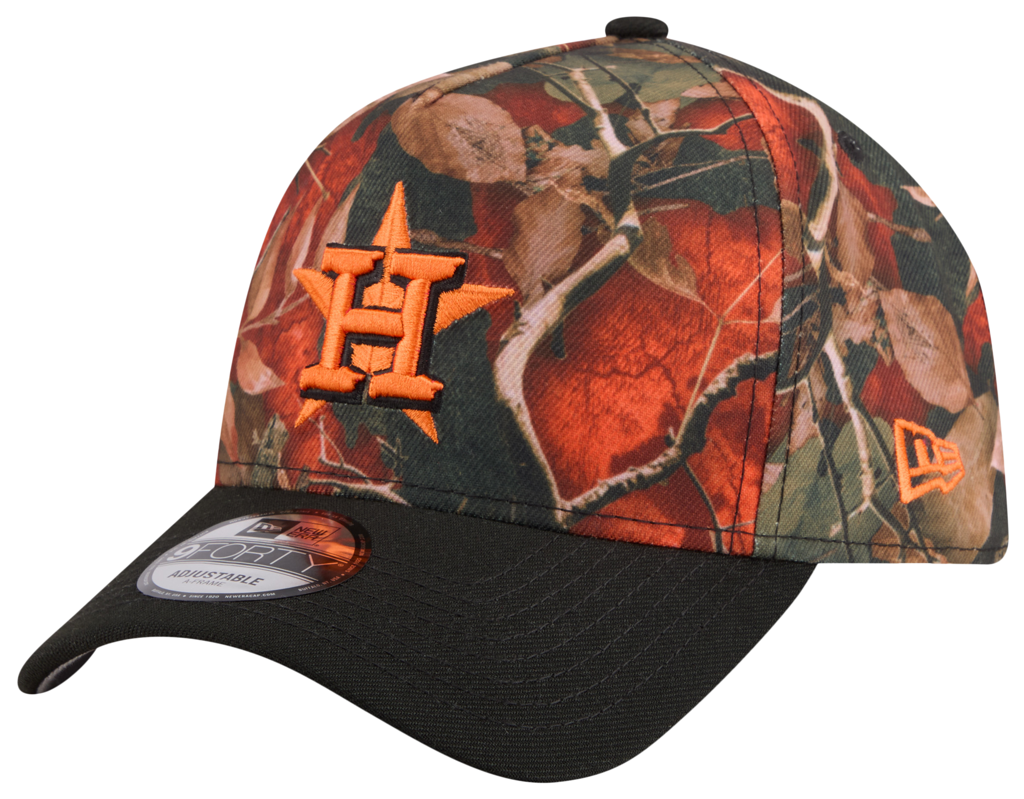 New Era Astros 9FORTY A-Frame Leaves Cap - Adult