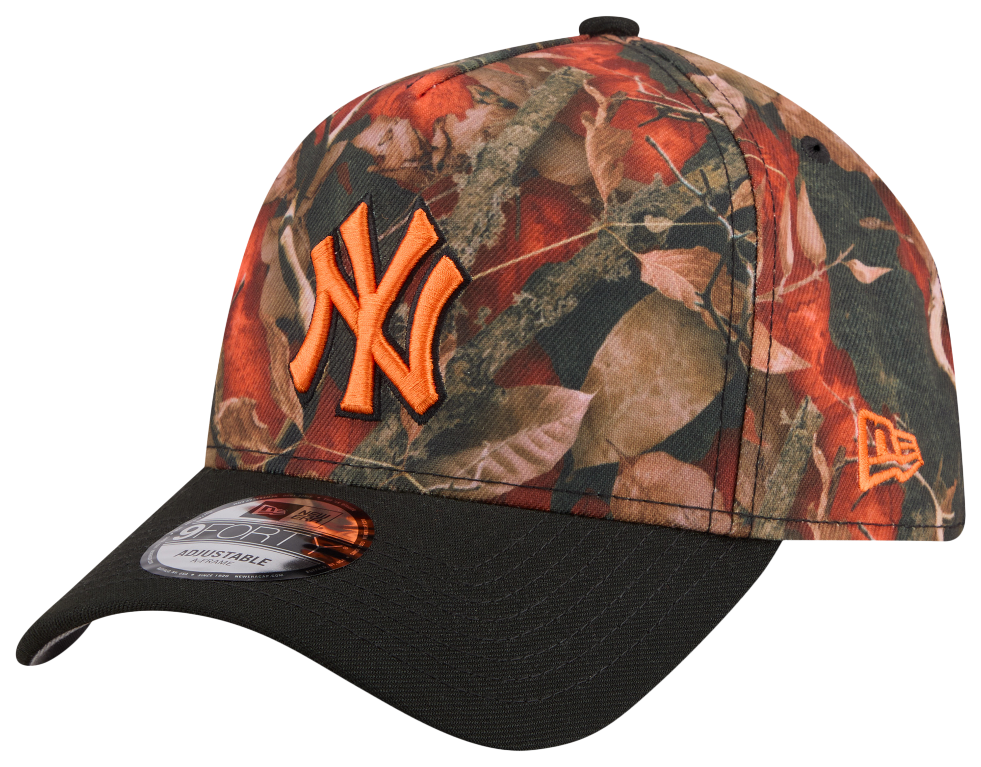 New Era Yankees 9FORTY A-Frame Leaves Cap - Adult