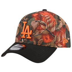 Adult - New Era Dodgers 9FORTY A-Frame Leaves Cap - Orange/Multi