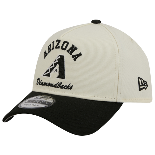 New Era Womens Arizona Diamondbacks Diamondbacks 9FORTY A-Frame UPSD Arch Cap - Adult - White / Black
