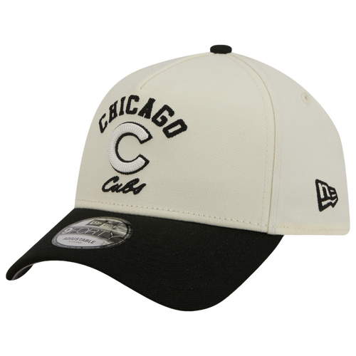 New Era Chicago Cubs  Cubs 9forty A-frame Upsd Arch Cap In White/black