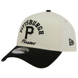 Adult - New Era Pirates 9FORTY A-Frame UPSD Arch Cap - White/Black