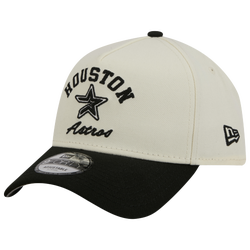 Adult - New Era Astros 9FORTY A-Frame UPSD Arch Cap - White/Black