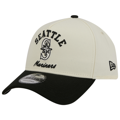 New Era Seattle Mariners  Mariners 9forty A-frame Upsd Arch Cap In White/black