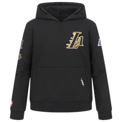 Boys' Grade School - Pro Standard Lakers Fleece Hoodie - Black/Yellow