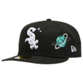 New Era White Sox Planet Icon PC Cap - New Era Teal/Black