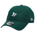 New Era Athletics Washed Mini 9TWENTY Cap - New Era White/Dark Green