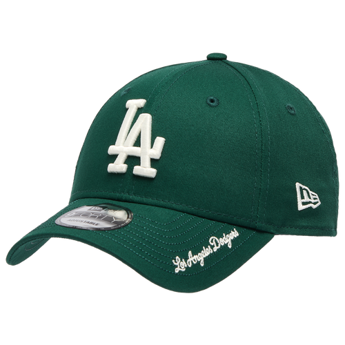  - New Era Dodgers Visor Script 9FORTY Cap - Green/White