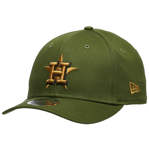 MENS - New Era Astros WS Patch 9FORTY Cap - Dark Green/Gold