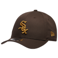 New Era White Sox WS Patch 9FORTY Cap - New Era Gold/Dark Brown