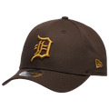 New Era Tigers WS Patch 9FORTY Cap - New Era Dark Brown/Gold