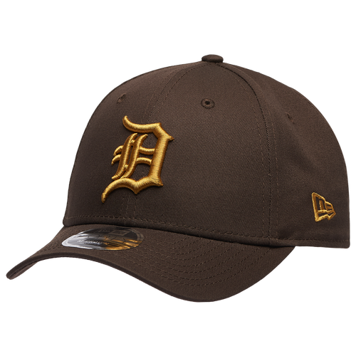  - New Era Tigers WS Patch 9FORTY Cap - Dark Brown/Gold