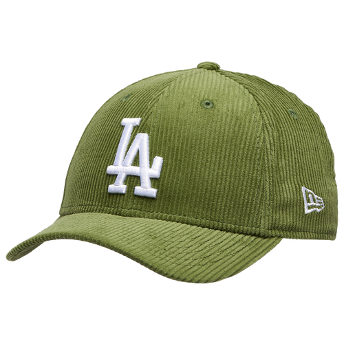  - New Era Dodgers Cord 9FORTY Cap - Dark Green/White