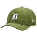 New Era Tigers Cord 9FORTY Cap - New Era Dark Green/White