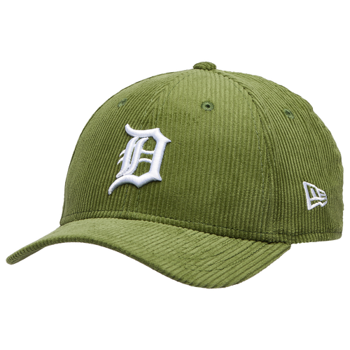  - New Era Tigers Cord 9FORTY Cap - Dark Green/White