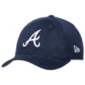 New Era Braves Cord 9FORTY Cap - New Era Navy/White