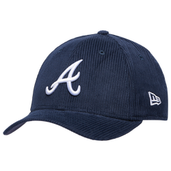 Men's - New Era Braves Cord 9FORTY Cap - Navy/White