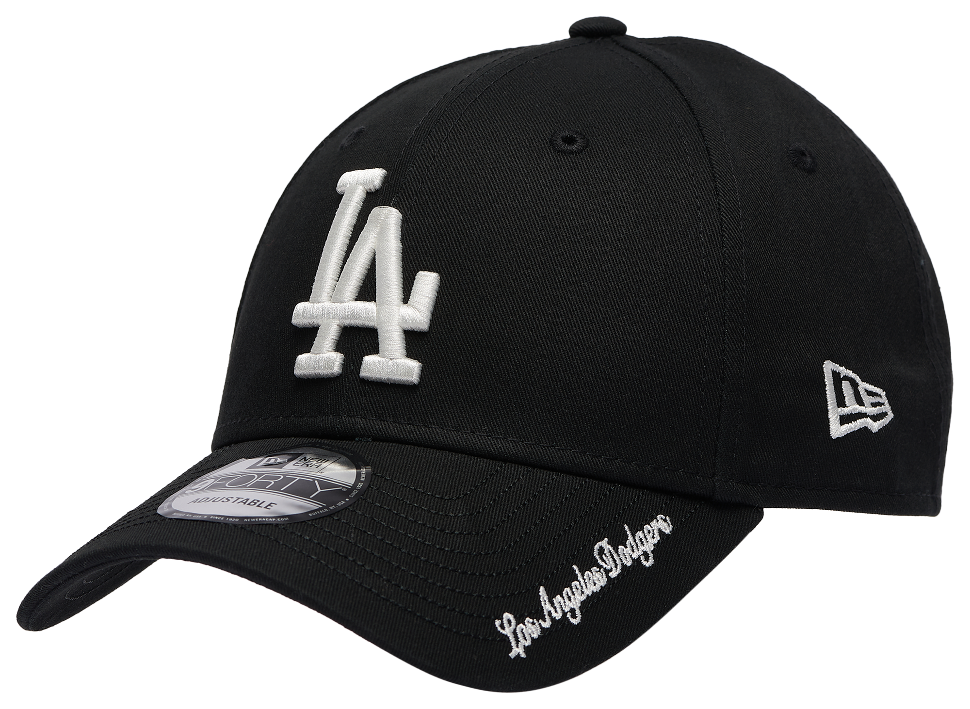 New Era Dodgers Visor Script 9FORTY Cap - Men's | Foot Locker