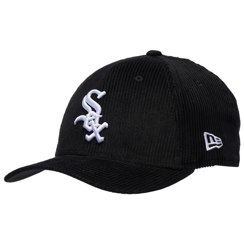  - New Era White Sox Cord 9FORTY Cap - Black/White