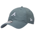 New Era Braves Washed Mini 9TWENTY Cap - New Era Dark Grey/White