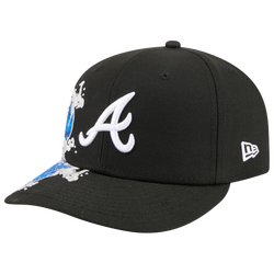 Men's - New Era Braves VISSURF 5950 Cap - Black/Blue
