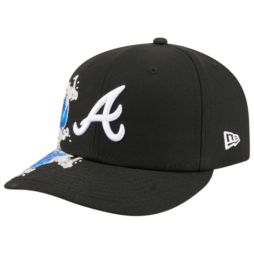MENS - New Era Braves VISSURF 5950 Cap - Black/Blue