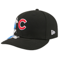 New Era Cubs VISSURF 5950 Cap - New Era Black/Blue