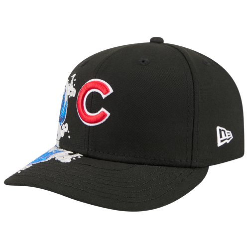 MENS - New Era Cubs VISSURF 5950 Cap - Black/Blue