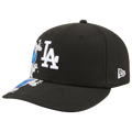 New Era Dodgers VISSURF 5950 Cap - New Era Black/Blue