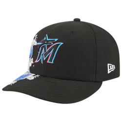 Men's - New Era Marlins VISSURF 5950 Cap - Black/Blue