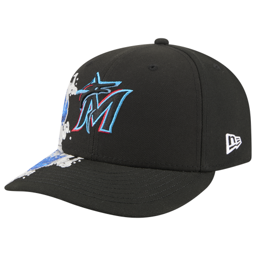  - New Era Marlins VISSURF 5950 Cap - Black/Blue