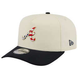 Men's - New Era Braves AM 950 A Frame Cap - White/Navy/Red