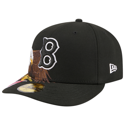  - New Era Red Sox AM 5950 Cap - Black/White Brown