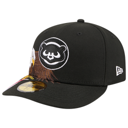 Men's - New Era Cubs AM 5950 Cap - Black/White/Brown