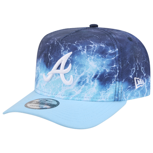 MENS - New Era Braves Deep Water 950 A Frame Cap - Blue/Teal