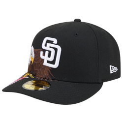 Men's - New Era Padres AM 5950 Cap - Black/White/Brown