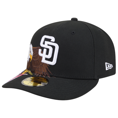 MENS - New Era Padres AM 5950 Cap - Black/White Brown
