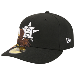 Men's - New Era Astros AM 5950 Cap - Black/White/Brown