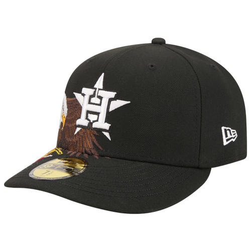 MENS - New Era Astros AM 5950 Cap - Black/White Brown