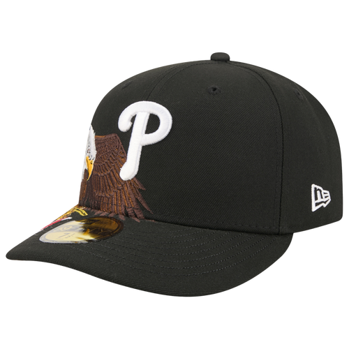 MENS - New Era Phillies AM 5950 Cap - Black/White Brown