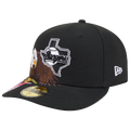 New Era Rangers AM 5950 Cap - New Era Black/White Brown